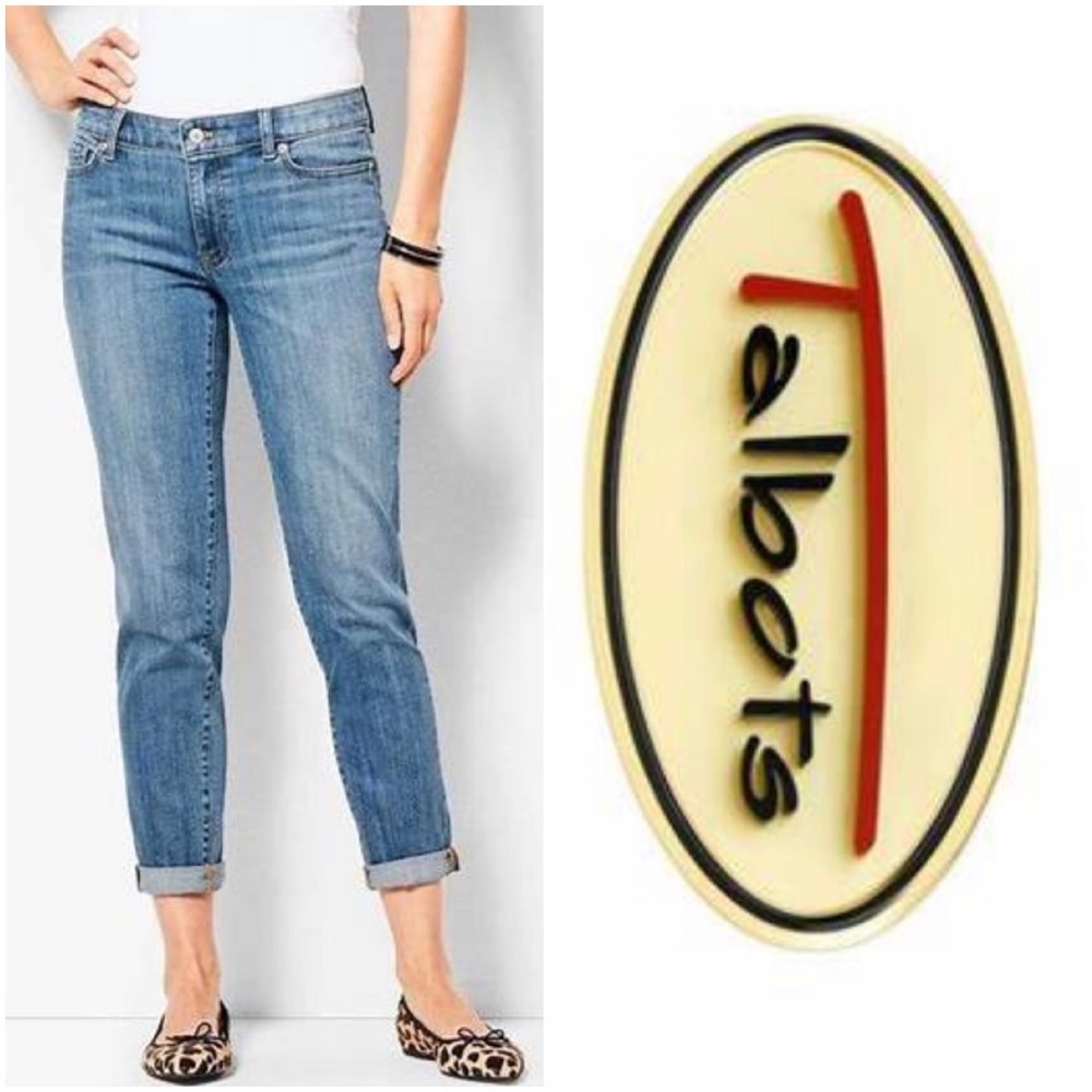 Talbots High Waist Straight Leg Jeans Medium Rinse Sz. 4